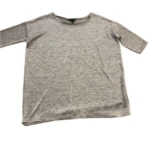 H&M | Silver Shimmer Top Size Large Oversized Fit